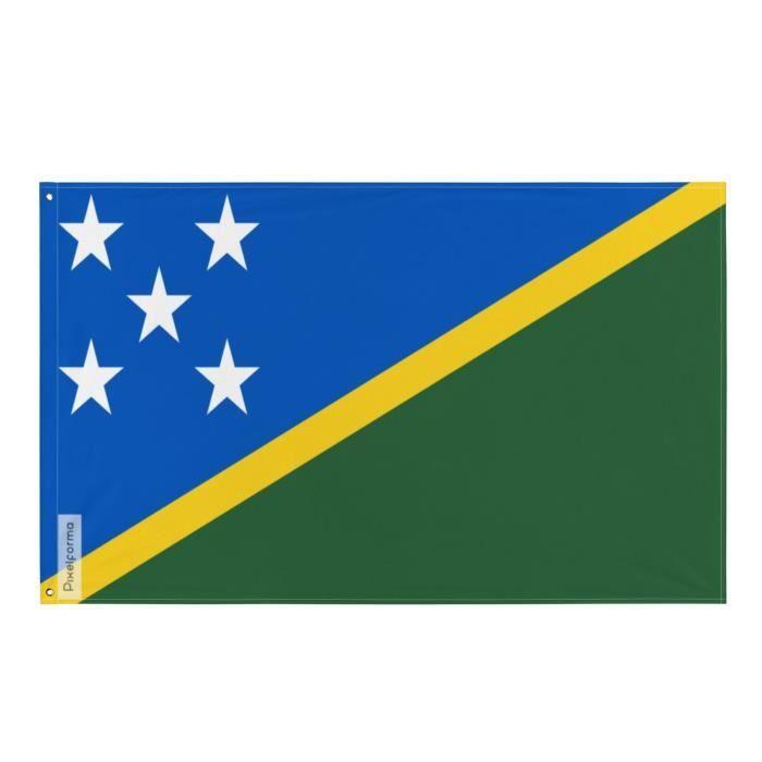 Drapeau - Salomon - 90x150cm - Polyester - Impression Recto Verso - Oeillets En Fer