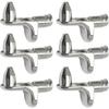 Set of 10 Shelf Dowels, Insert Type, Shelf Support Pins, Shelf Brackets for Bookshelves, Furniture Fixing, Shelf Support Parts, Metal Shelf Brackets,
