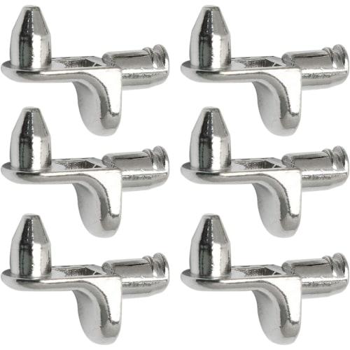 Set of 10 Shelf Dowels, Insert Type, Shelf Support Pins, Shelf Brackets for Bookshelves, Furniture Fixing, Shelf Support Parts, Metal Shelf Brackets,