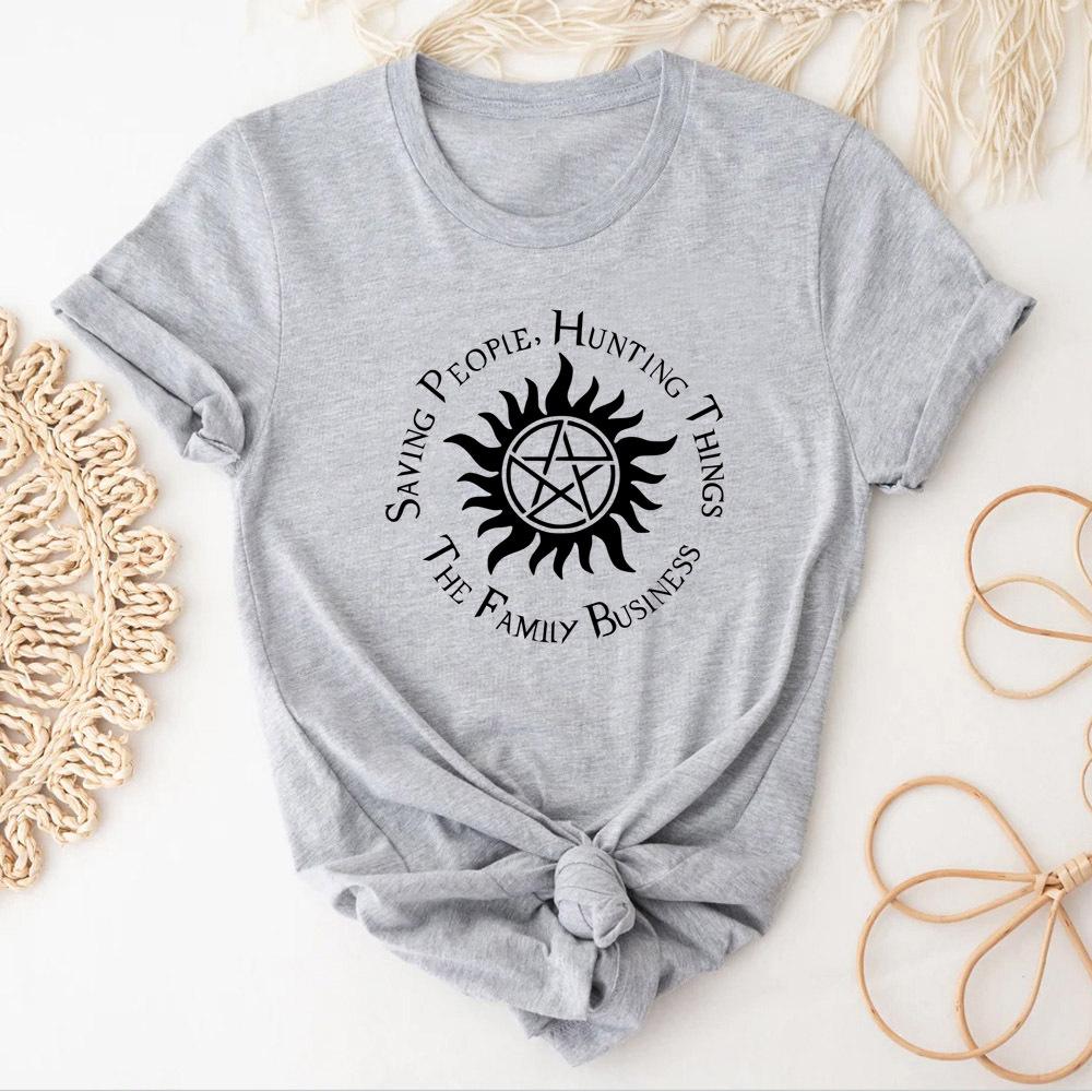 Supernatural t-shirt female Trendy streetwear 2000s Punk kawaii Comfortable t shirt 80s Grunge Psychedelic anime graphic kawaii