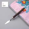 Acrylic Oil Painting Scraper Stainless Steel Art Painting Scraper Color Mixing Scraper  Student