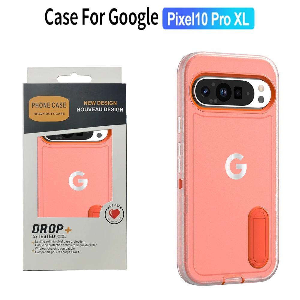 3IN1 Heavy Duty Defender Unsichtbare Halterung Hülle für Google Pixel 10 9 Pro XL Armor Ott Box Hart Sturzsicher Schutzhülle