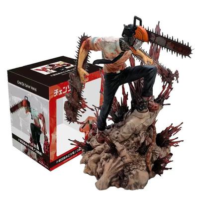 19CM Anime Chainsaw Man Shibuya Scramble Figure Reze Supporto Modello Animazione Giocattoli Regali Collezione Ornamenti Decorativi PVC