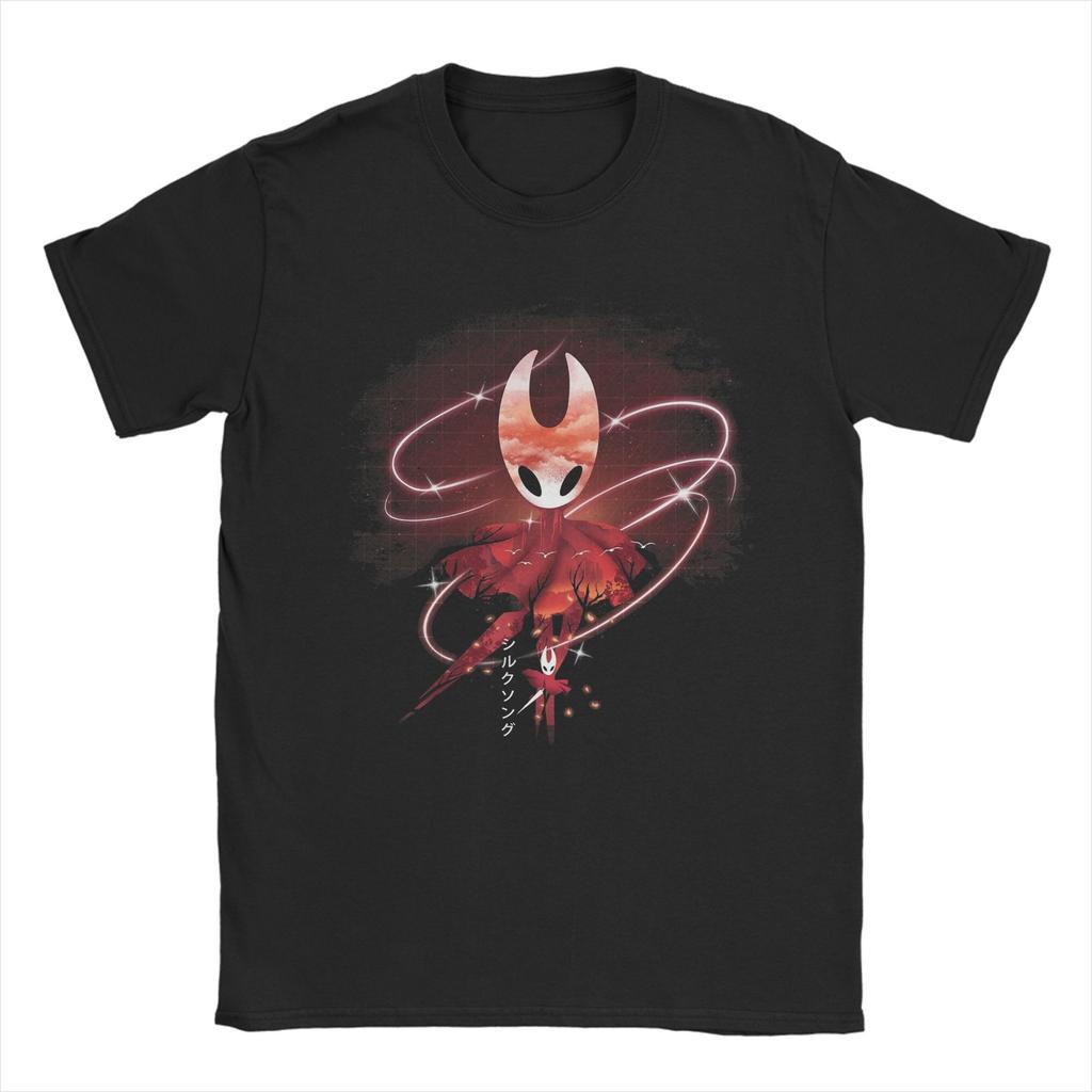 Unisex TShirt Hollow Knights Silksongs Leisure Cotton Tees Short Sleeve T Shirt Round Collar Clothing Gift Idea