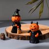 Festives Halloween Resin Pumpkin Figurine Colorful Centerpieces Decoration for Party and Home Display Desktop Accessory