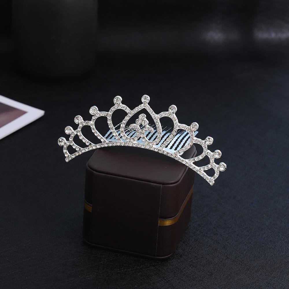 Children's Princess Crown Hair Comb - Cute Hair Accessory for Girls' Birthday or Performance