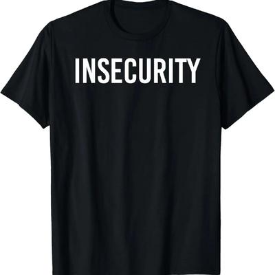 Tricou INSECURITY Funny Gardian de Securitate Ofițer Idee de Cadou Tricou