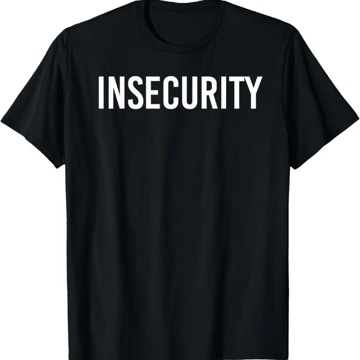 НЕУВЕРЕННОСТЬ Смешная футболка для охранника, офицера, идея для подарка XXXXXL разноцветный