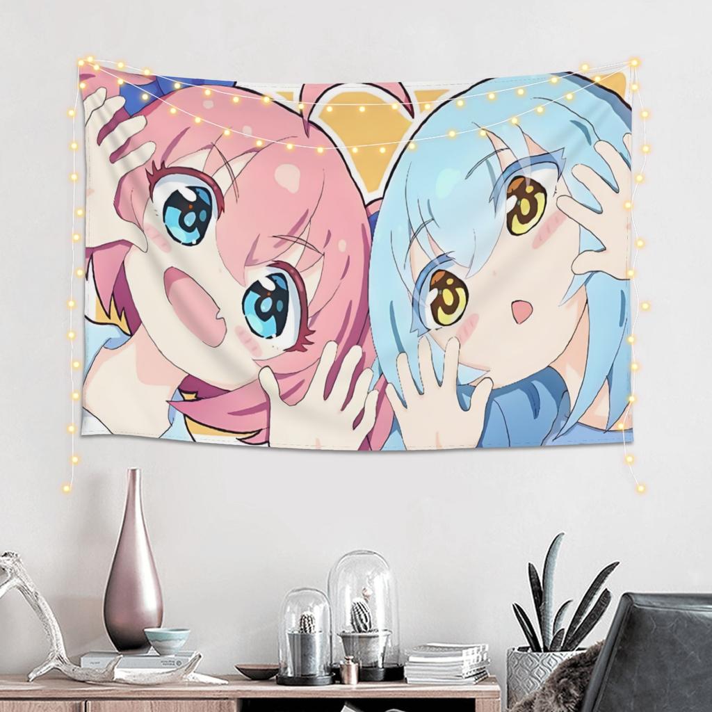 Japanese Style Anime Game Girl Tapestry Bedroom Decoration Wall Hanging Blanket Tapestry Cool Stuff For Room