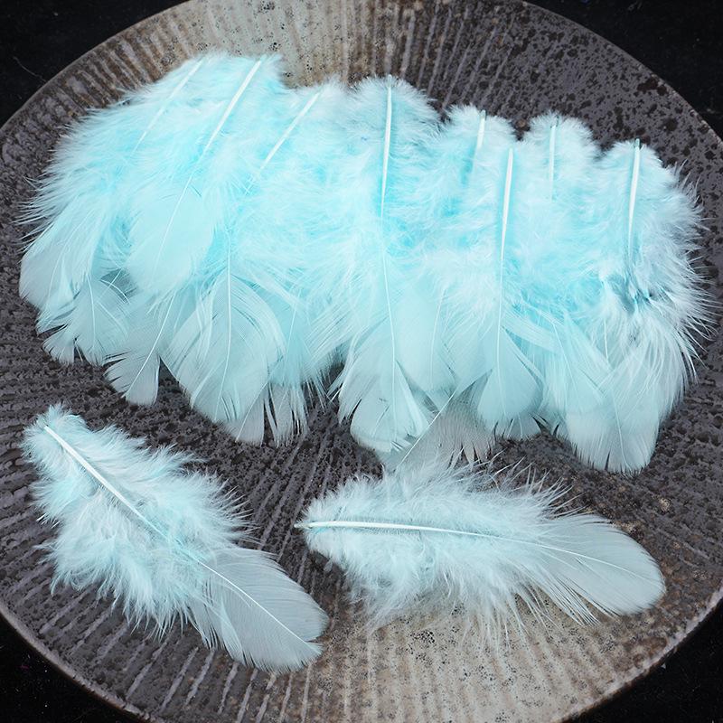 Mixed Color Chicken & Peacock Feathers for DIY Ornaments, Handicrafts, and Handmade Clothing Accessories.