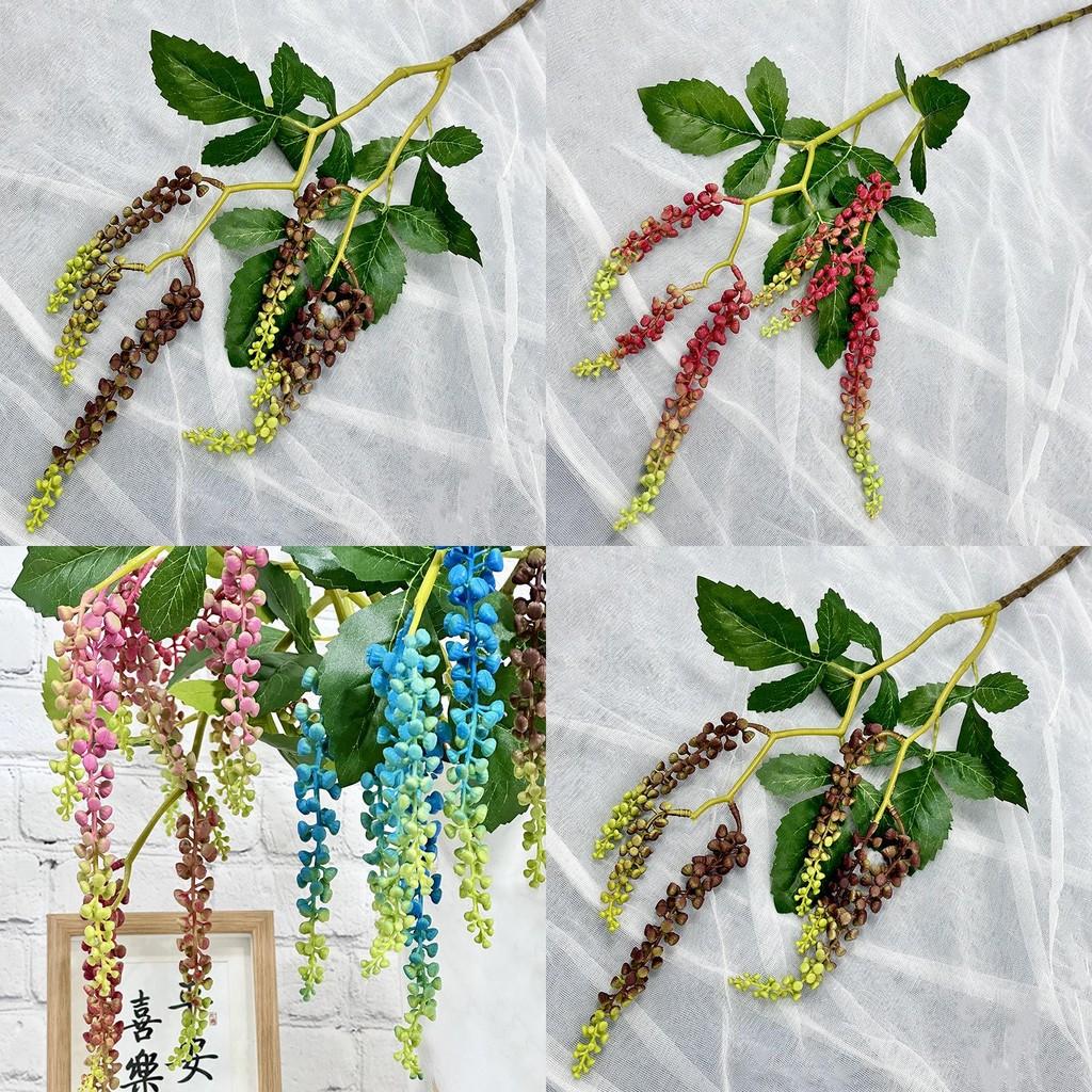 Soft Silicone Artificial Greenery Wall Hanging Decorative For Party Celebrations And Home Decor