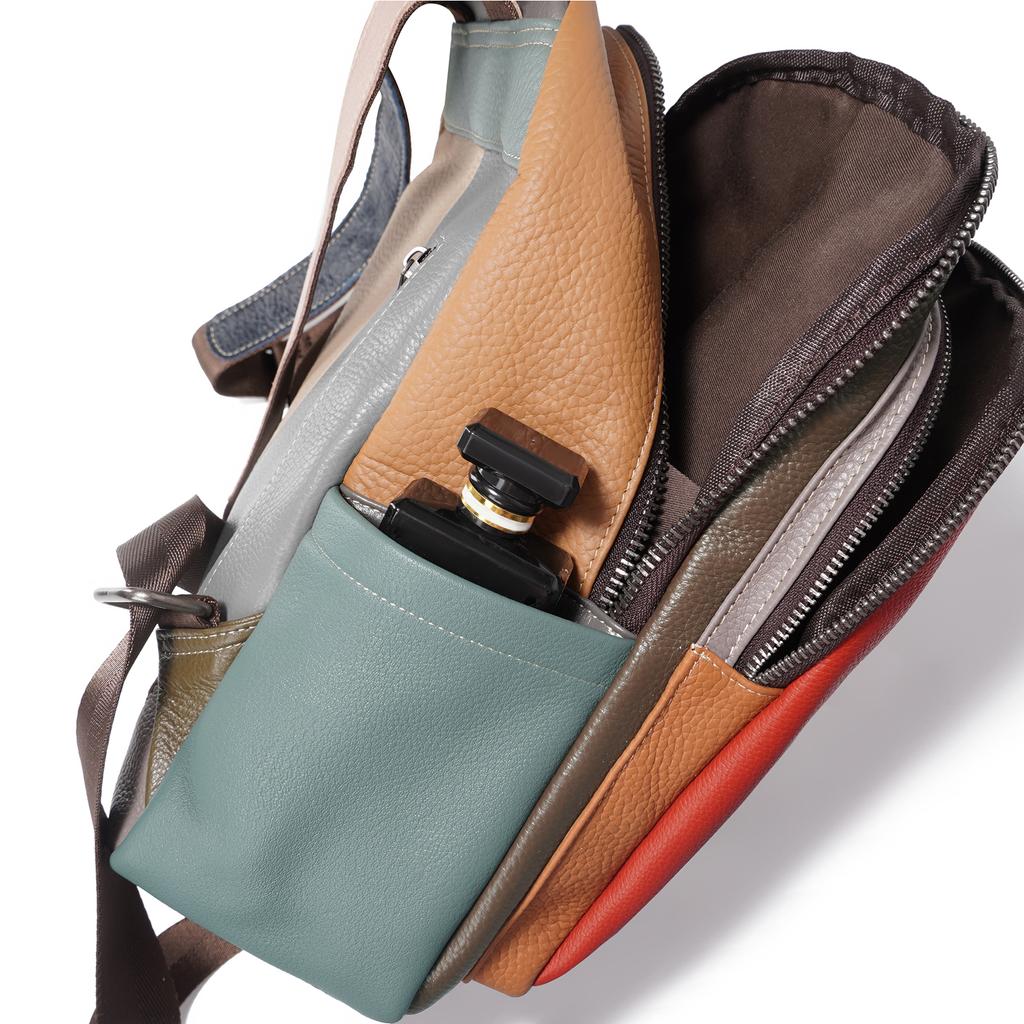 Zency Genuine Leather Women's Stylish Backpack