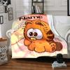 Custom Name Garfield'S Starry Adventure Party Blanket For Couch Bed Plush Cozy Fuzzy Blanket Super Soft Warm Blankets For Fall And Winter 091674