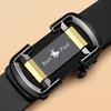 Men's Belt Toothless Automatic Buckle Genuine Leather Men's Middle Aged and Young People's Simple and Fashionable Inner Wear Belt Men's Belt