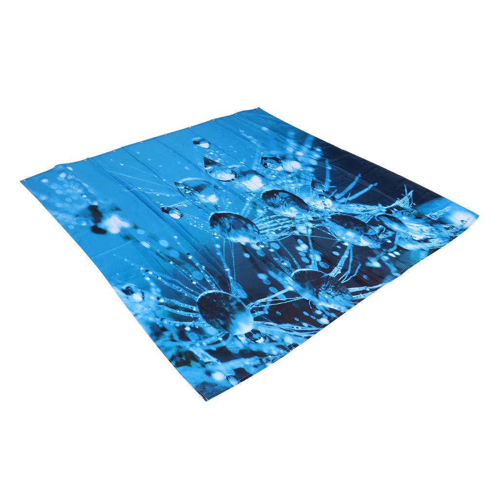 Shower Curtain with 12 Hooks Waterproof Shower Bath Curtain for Bathroom Decoration
