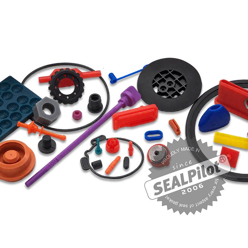 High-Temperature Resistant Nitrile Rubber and Silicone Sealing Gasket with PTFE Flat Washer