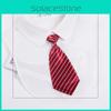 Childrens Tie With Striped Pattern For School Uniforms And Office Attire