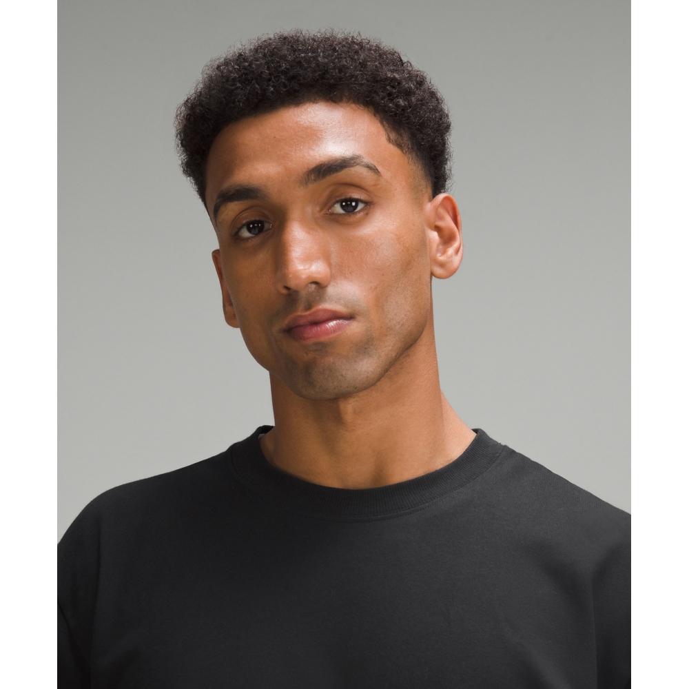 Lululemon HeavyweighT CoTTon Jersey T shirT Black
