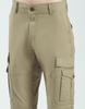 MONTE CARLO Herren Einfarbig Schlank Geschnitten Cargo Khaki 30