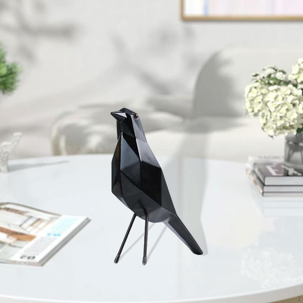 Birds Statue Modern Bird Figurine Decorative for Kitchen Shelf Living Room