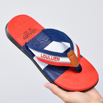 Summer New Flip-flops Men's Non-slip Soft-soled Beach Shoes EVA Pinch Slippers Ins Trendy Men's Sandals