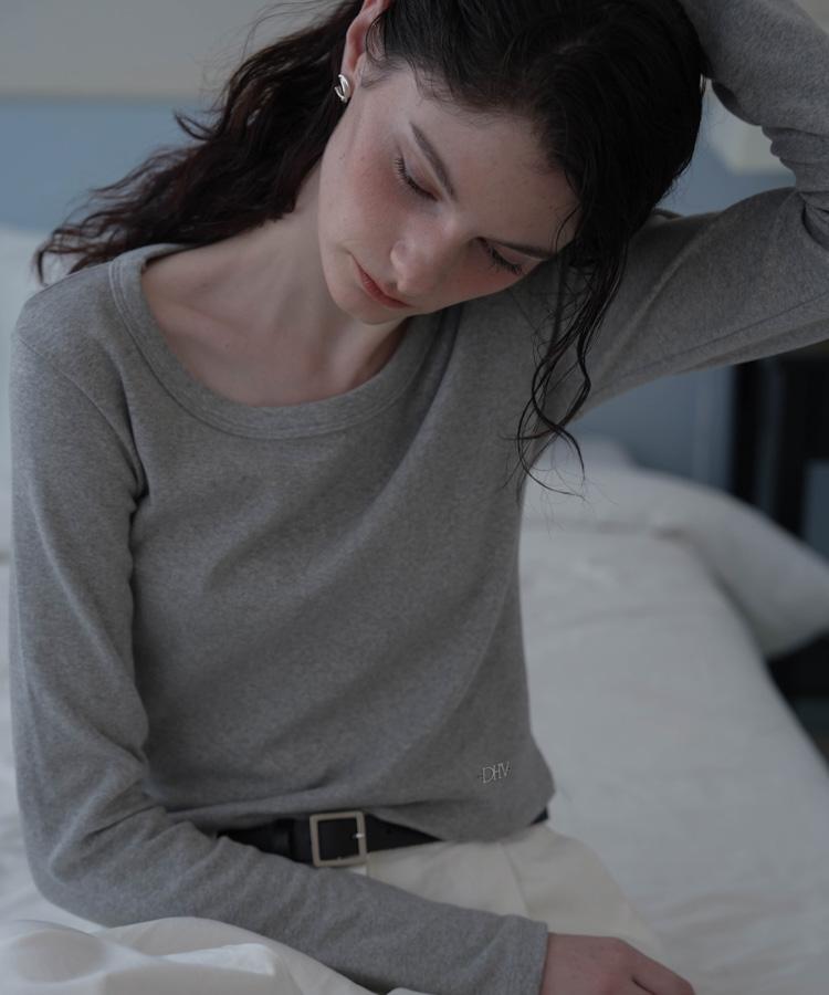Dehebe Basic Cotton Long Sleeve [Melange]