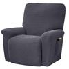 2021 New Recliner Cover Stretch Soft Polyester Non Slip Side Pocket Jacquard Cover for Home Universal Chair Cover Sofa Towel
