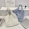 Casual Canvas Tote Bag For Women With Sequin Details For Daily Use