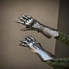 Handmade Etched Fantasy Gauntlets, Medieval Gothic Steel Armor Gloves, LARP Cosplay Pair