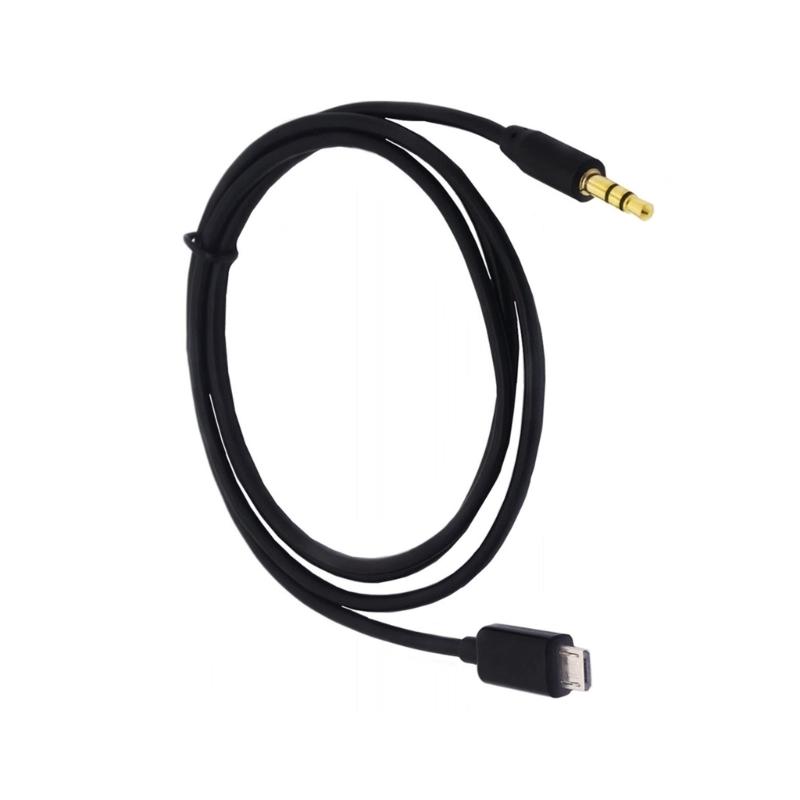 Micros USB To 3.5mm Audios Output Cable Male To Male Car Auxs Extension Cord for S4i9500 I9600 NOTE2 N7100 NOTE3 Phones