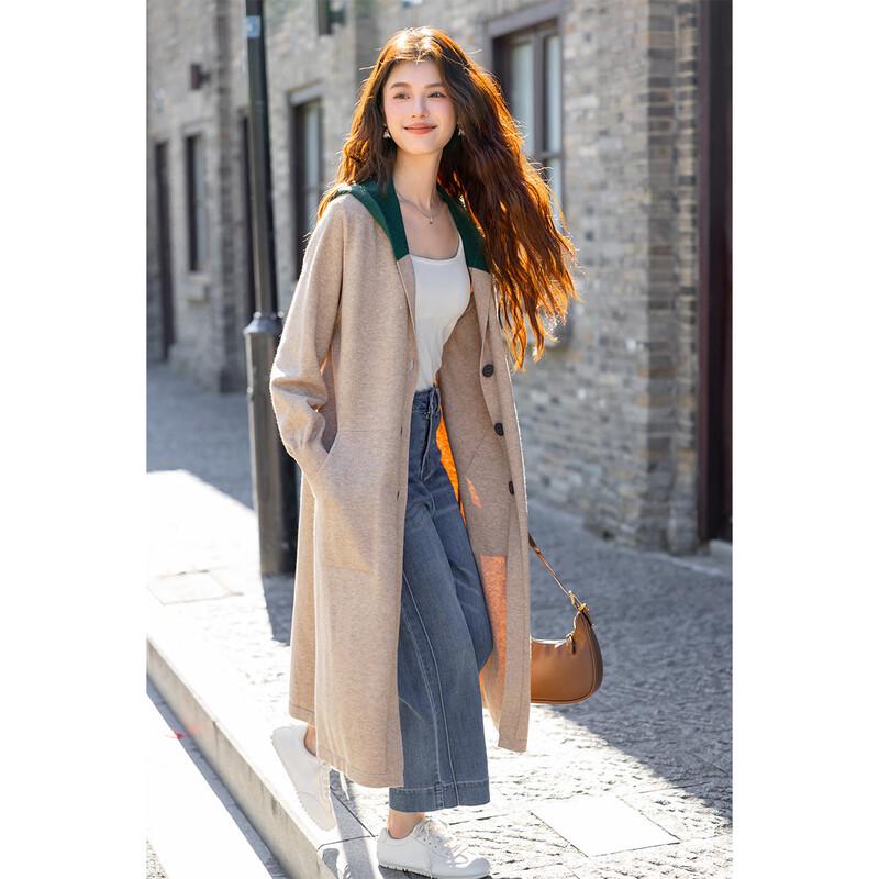 

Mocana Women s Hooded Knit Cardigan One Size