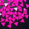 Fluorescent Glass Hand-Sewn Drill, Rose Red Water Drop Satellite Neon Special-Shaped Flat-Bottom Hand-Sewn Stone Diy Rhinestone Jewelry Accessories