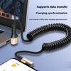 Double End Type C Rapid Charging Cable 240W Power Delivery Spring Reinforced Construction For Office Home Travel Use