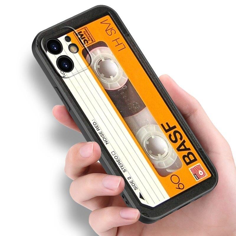 

Вінтажний касетний чохол у стилі ретро для Apple iPhone 14 13 12 Mini 11 Pro Max 7 8 XR X XS 7 8 Plus SE 2020 2022 Cover iPhone SE 2020