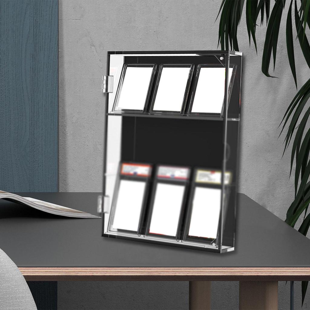 And Versatile Acrylic Wall-mounted Display Case for Baseball Cards, Hockey Collectibles.
