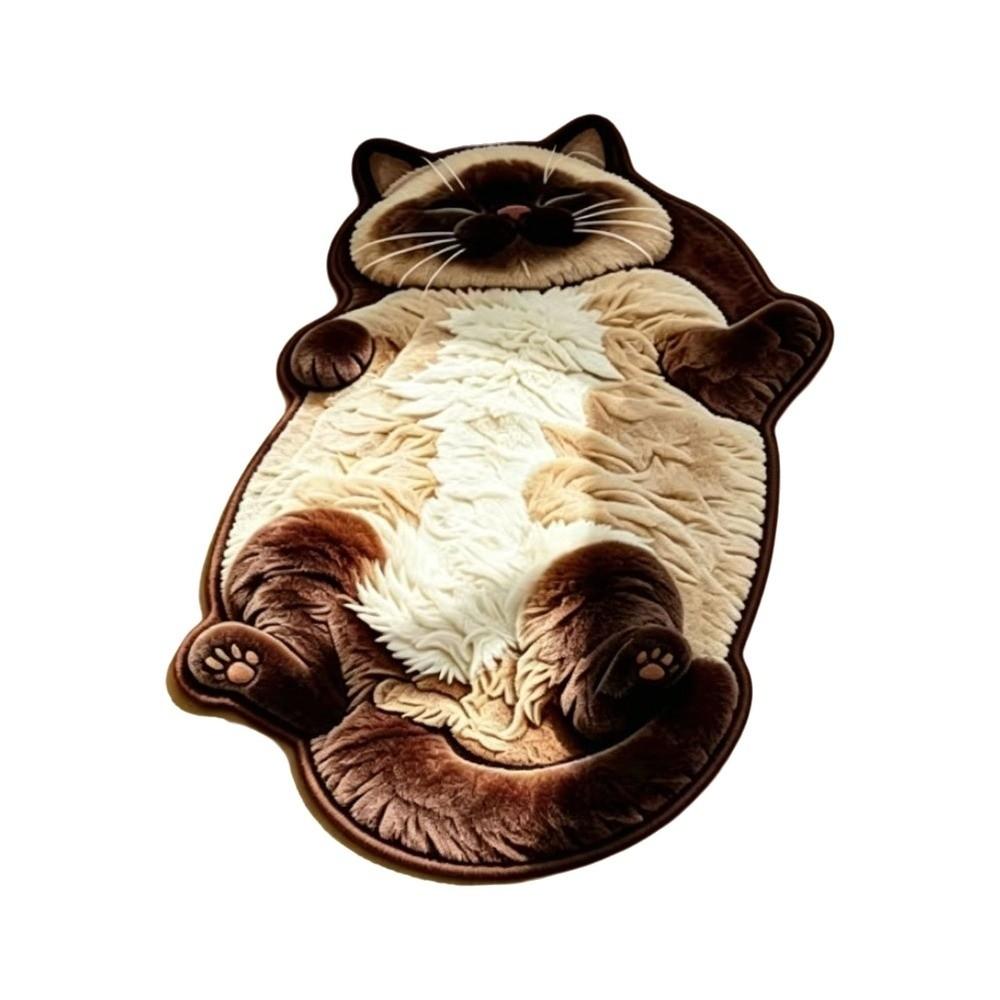 Non-Slip Home Decor Carpet Anti-fouling Dog-Shaped Floor Mat Cartoon Carpet for Bathroom Entrance