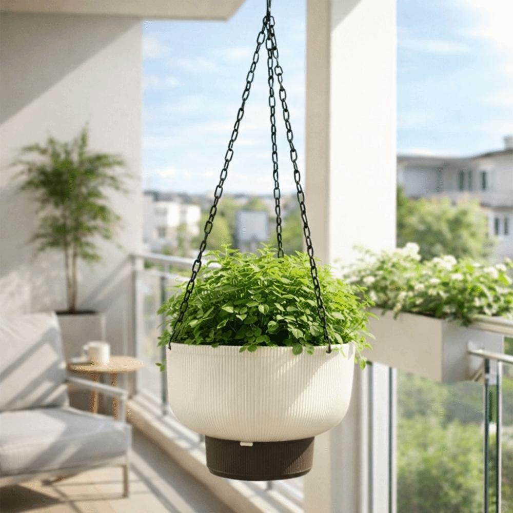 Drainage Hanging Flower Pots Thickened Suspended Basket  Outdoor Plants