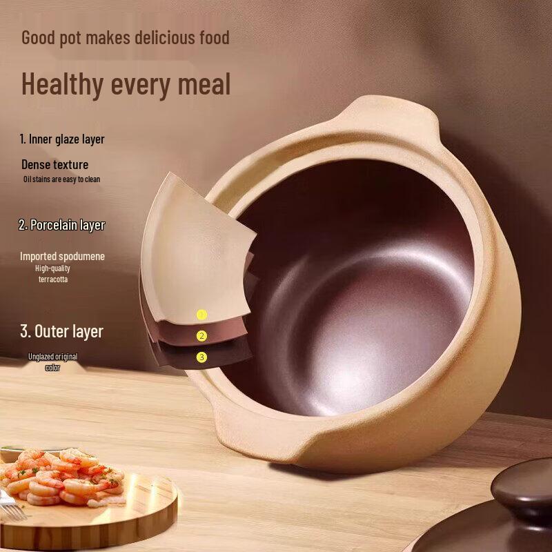 Juedian High-Temperature Ceramic Casserole Pot