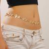 1 Stück Stilvolle Vielseitiger Stil Damen Metall Taillenkette Accessoires Dekorative Bikini Bauchgürtelkette Gürtel Körperschmuck