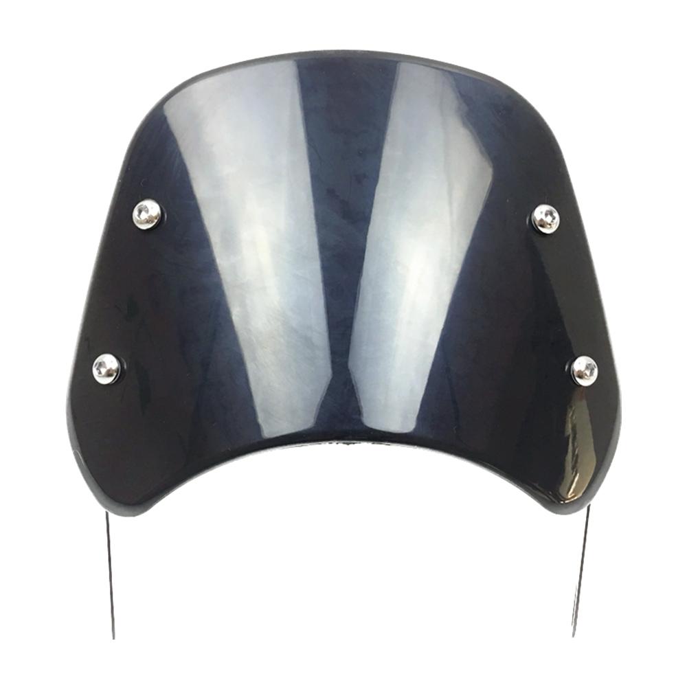 Carbon Fiber Painting Motorcycle Small Windshield Retro Small Windshield Front Windshield Universal for Most