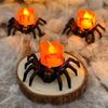 Halloween Spider Candle Light LED Electronic Light Nightlight Party Atmosphere Decoration Decoration Ornament Photogr