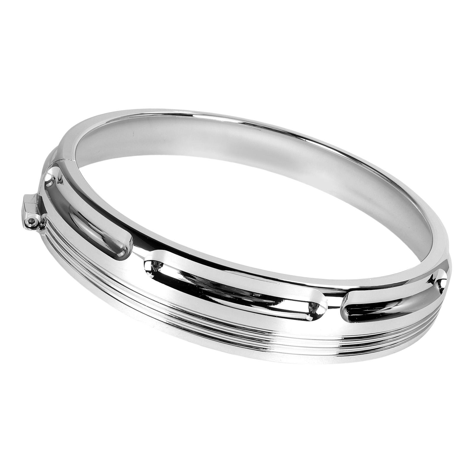 Легко устанавливаемые  7-дюймовая окантовка фары Стильные кольца для фар Крышка фары мотоцикла Простое управление для мотоциклов Путешествия серебряный