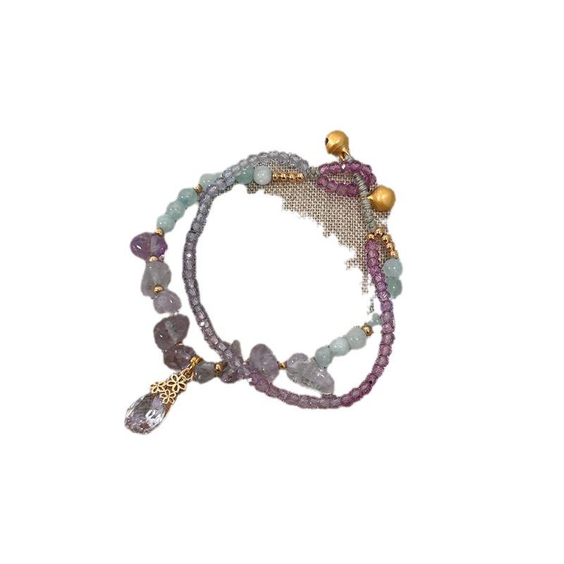 Chinese Retro Tibetan Bead Bracelet: High-End Natural Stone Handmade Ethnic Style Jewelry.