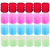 20Pcs Colorful Mini Luminous Car Tire Valve Caps Glowing Valve Cover Car Tire Wheel Hub Styling Decoration Auto Tyre Accessories