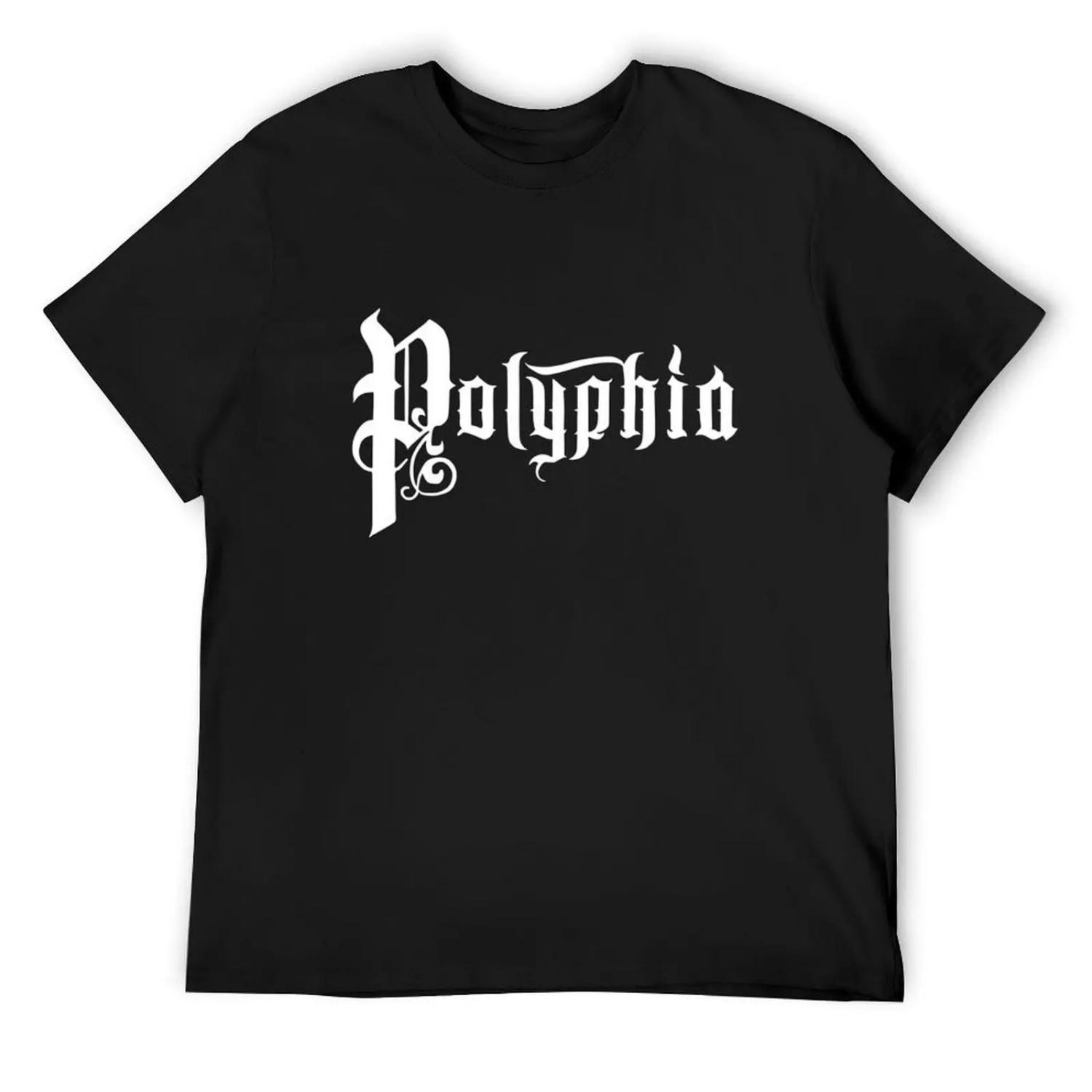 Polyphia Merch Polyphia Logo Tee T-Shirt animal prinfor boys street wear mens graphic t-shirts hip hop S