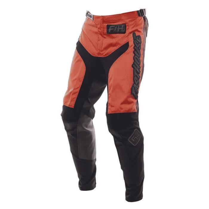 Pantalon moto - FASTHOUSE - Grindhouse - Rouge/Noir - Taille 30 - Confort optimal