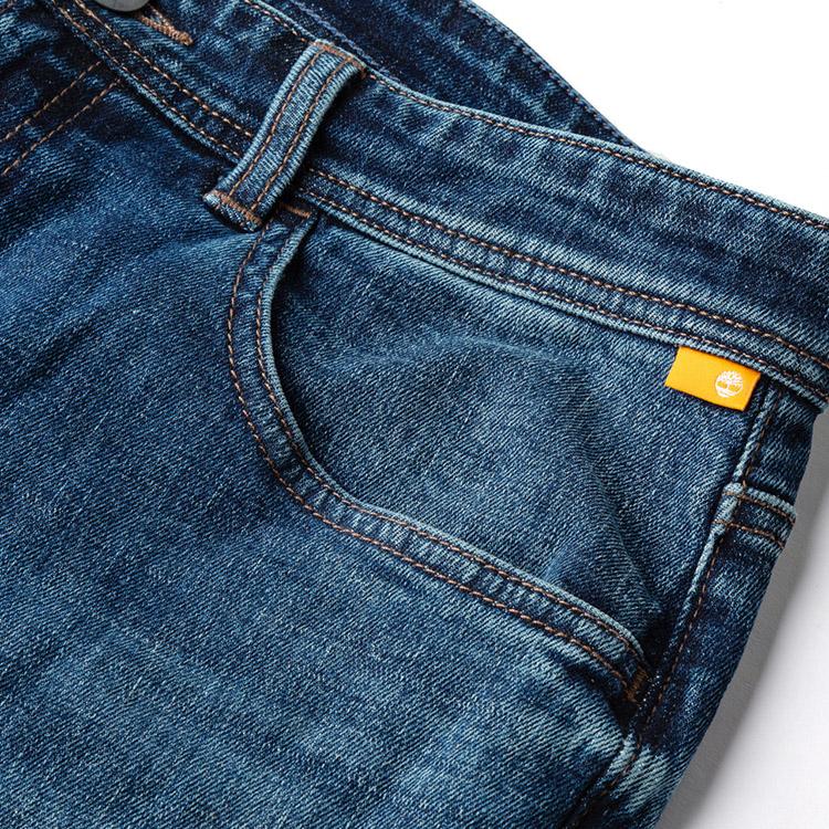 Timberland Casual Straight Leg Stretch Jeans Men Jeans Medium-Indigo A6CQEA11
