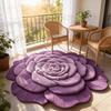 Covoraș de podea cu flori 3D, antiderapant, absorbant, covoraș de baie, formă realistă de floare, covor de zonă pentru decor dormitor, living, sală de joacă