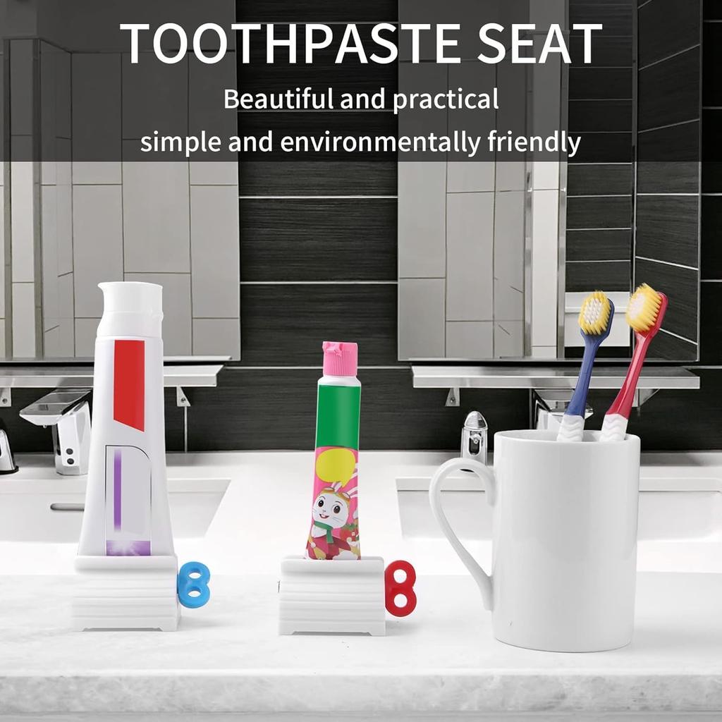 Toothpaste Squeezer Rolling Holder Stand Dispenser Simple Kid Tube Squeezer Dental Tube Squeezer Tool for Bathroom Accessories