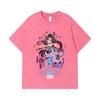 275 GSM Washed T-shirts 100% Cotton Solo Leveling V15 Print Unisex Heavy Cotton T Shirt